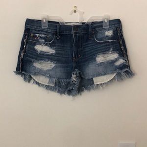 Denim shorts